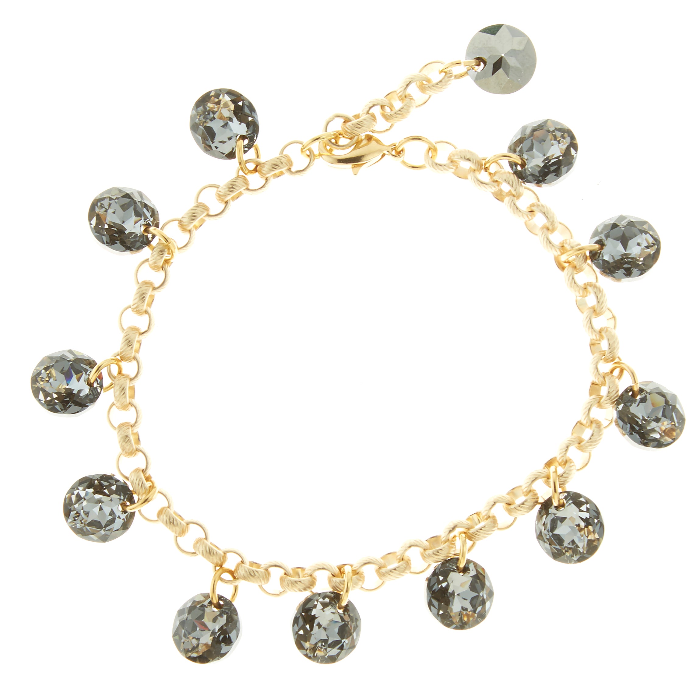 1001 Nuits Bangle Swarovski Crystals, Used & Preloved Louis Vuitton  Bracelet, LXR USA, Gold